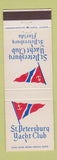Matchbook Cover - St Petersburg Yacht Club FL
