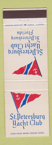 Matchbook Cover - St Petersburg Yacht Club FL