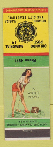 Matchbook Cover - American Legion Orlando FL pinup