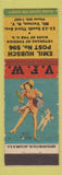 Matchbook Cover - VFW Emil Hubsch Post Mount Vernon NY pinup