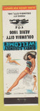 Matchbook Cover - Eagle Club Columbia City IN pinup