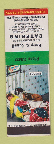 Matchbook Cover - Harry Cassell Catering Penbrook Harrisburg PA