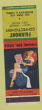 Matchbook Cover - Fairmont Confectionery Pittsburgh PA pinup