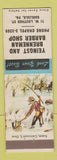 Matchbook Cover - Yeingst and Brenneman Barber Shop Carlisle PA