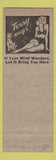 Matchbook Cover - Sportsman Bar Pittsburgh PA pinup Terry Says girlie