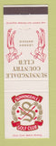 Matchbook Cover - Sunningdale Golf Club London ON