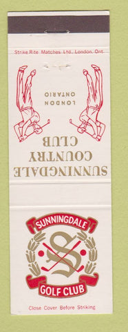 Matchbook Cover - Sunningdale Golf Club London ON