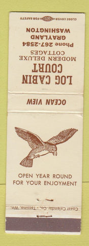 Matchbook Cover - Log Cabin Court Grayland WA