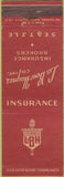 Matchbook Cover - La Bow Haynes Insurance Seattle WA