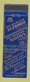 Matchbook Cover - Hotel Burlington IA St Francis St Joseph MO