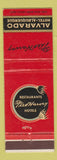 Matchbook Cover - Alvarado Hotel Albuquerque NM Fred Harvey