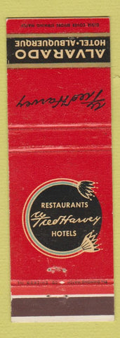 Matchbook Cover - Alvarado Hotel Albuquerque NM Fred Harvey