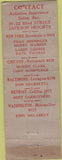Matchbook Cover - Aviation Insurance Jackson Heights NY WEAR