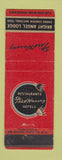 Matchbook Cover - Bright Angel Lodge Grand Canyon National Park AZ Fred Harvey