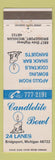 Matchbook Cover - Candlelite Bowling Bridgeport MI