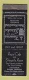 Matchbook Cover - Royal Cafe Shangrila Room Baker OR WEAR