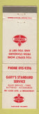 Matchbook Cover - Gray's Standard oil gas