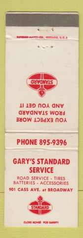 Matchbook Cover - Gray's Standard oil gas