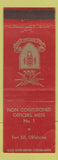Matchbook Cover - Non Commissioned Officers Mess Fort Sill OK WEAR