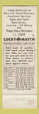 Matchbook Cover - Belcastro Pontiac Frendale MI