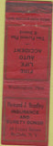 Matchbook Cover - Bradley Insurance Buffalo NY POOR