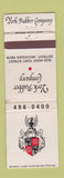 Matchbook Cover - York Rubber Company Detroit MI WEAR