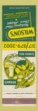 Matchbook Cover - Wilson's Cheese Shoppe Pinconning MI