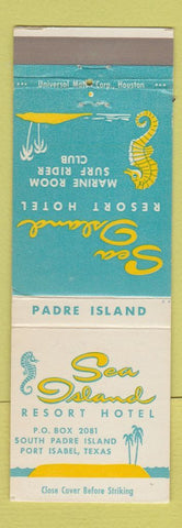 Matchbook Cover - Sea Island Resort Hotel Port Isabel TX
