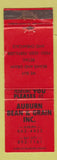 Matchbook Cover - Auburn Bean & Grain Bay City Auburn MI