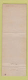 Matchbook Cover - Sandy MacDonald Sportswear men's clothes