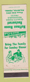 Matchbook Cover - Hoffman House Restaurant Palmyra PA