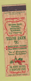 Matchbook Cover - Kent Hotel Barclay Cafe Wilmington DE