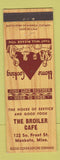 Matchbook Cover - Broiler Cafe Mankato MN