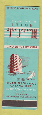 Matchbook Cover - Monte Carlo Hotel Miami Beach FL
