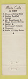 Matchbook Cover - Monte Carlo Hotel Miami Beach FL