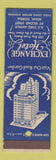 Matchbook Cover - Exchange Hotel Miami FL