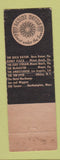Matchbook Cover - McAllister Hotel Miami FL