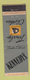 Matchbook Cover - Timely Men's Clothes Kennedy's Boston Brockton Lynn MA