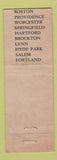 Matchbook Cover - Timely Men's Clothes Kennedy's Boston Brockton Lynn MA
