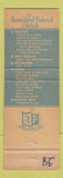 Matchbook Cover - Robert Driscoll Hotel Corpus Christi TX