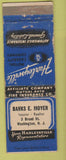 Matchbook Cover - Harleysville Insurance Washington J WORN