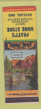 Matchbook Cover - Pratt's Home Store Groceyr Haviland OH