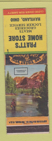 Matchbook Cover - Pratt's Home Store Groceyr Haviland OH