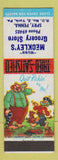 Matchbook Cover - Meckley's Grocery Tore Spry PA hillbilly