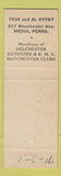 Matchbook Cover - Ottey Print Shop Media PA pinup