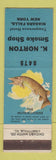 Matchbook Cover - K Norton Smoke Shop Temperance Hotel Niagara Falls NY