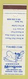 Matchbook Cover - American Motel Lodge Riverside CA Indian