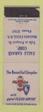 Matchbook Cover - Falls Garage Chrysler Plymouth Niagara Falls NY WORN