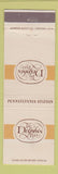 Matchbook Cover - Dolphin Bar Pennsylvania Station