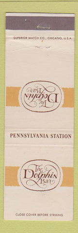 Matchbook Cover - Dolphin Bar Pennsylvania Station